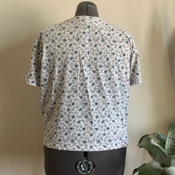 Vintage 90’s Oblige floral tee size LG - Picture 4 of 5